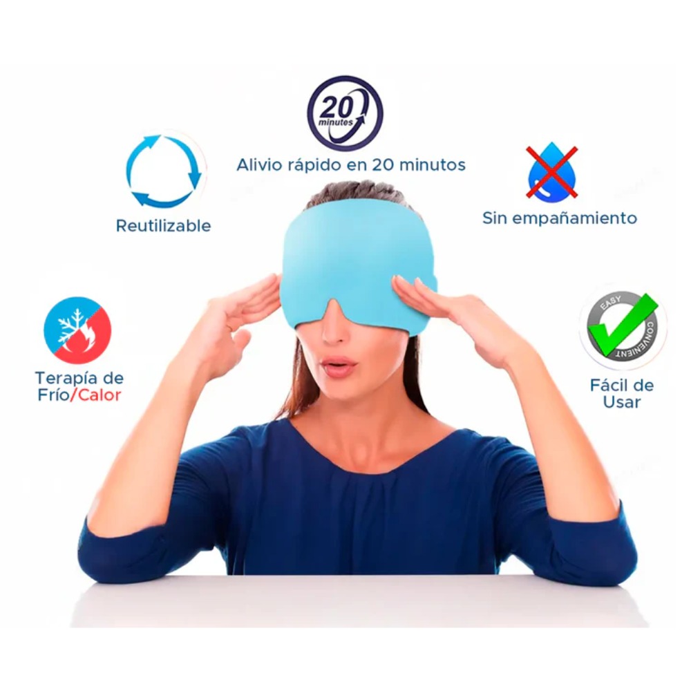 Gorro Compresa  Gel Terapeutico migraña